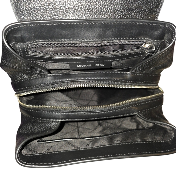 Michael Kors Raven Medium Leather Backpack - Picture 8 of 9